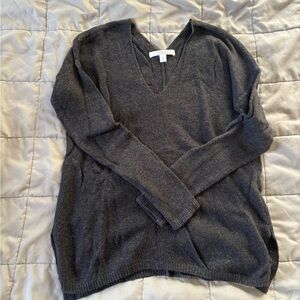 Piperlime Charcoal Knit Top